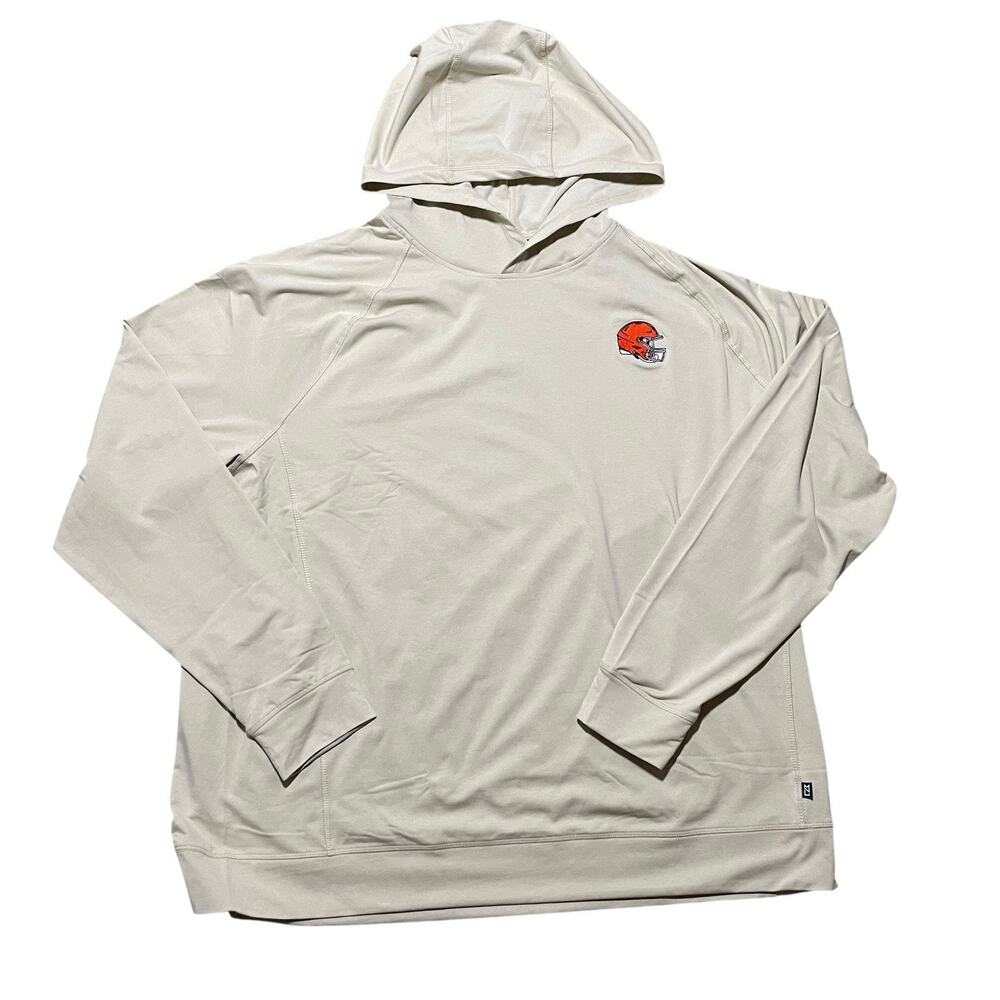 NEW Cutter & Buck Cleveland Browns Adapt Hoodie